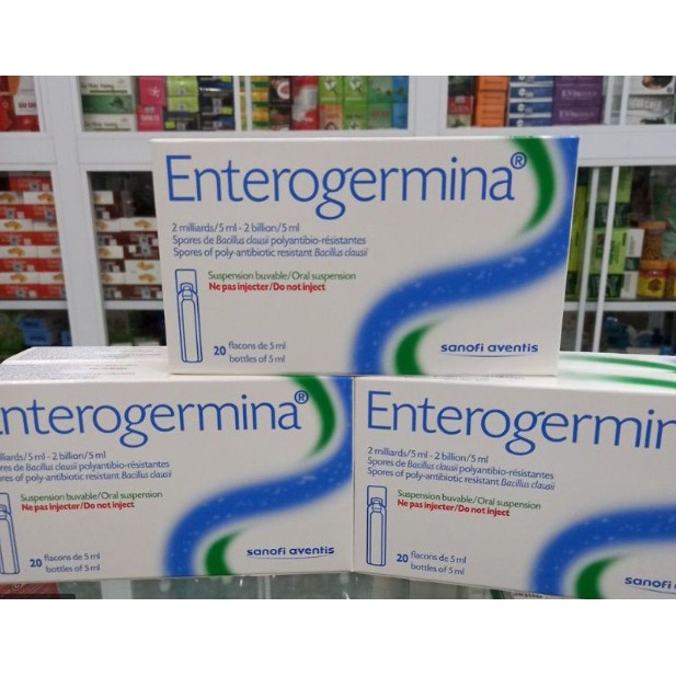 Men ENTEROGERMINA hộp 20 ống, DÀNH CHO TRẺ SƠ SINH và TẤT CẢ MỌI NGƯỜI