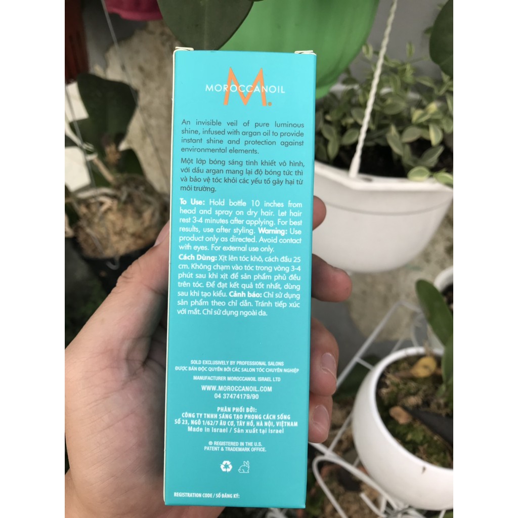 Xịt Bóng Moroccanoil Glimmer Shine 50ml