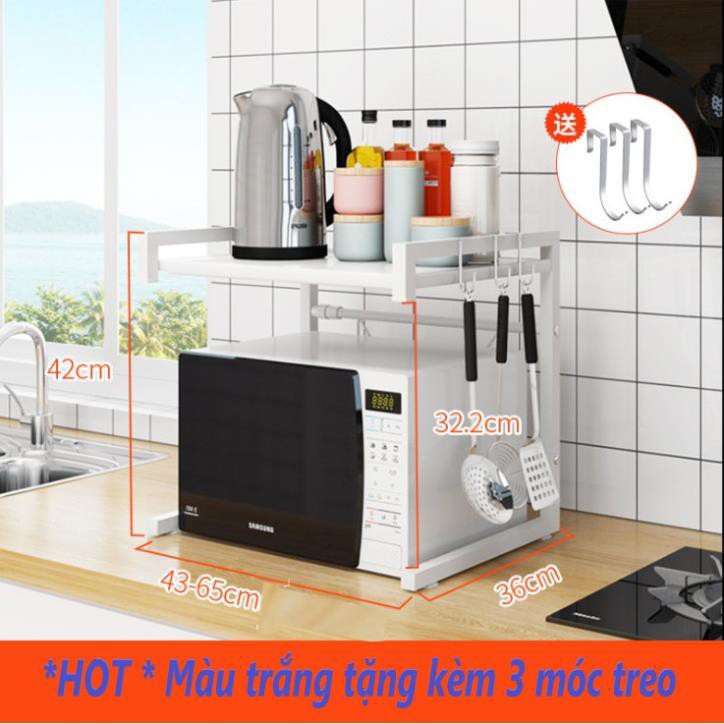 Kệ lò vi sóng, kệ nhà bếp tùy chỉnh khung inox (KLVS01)