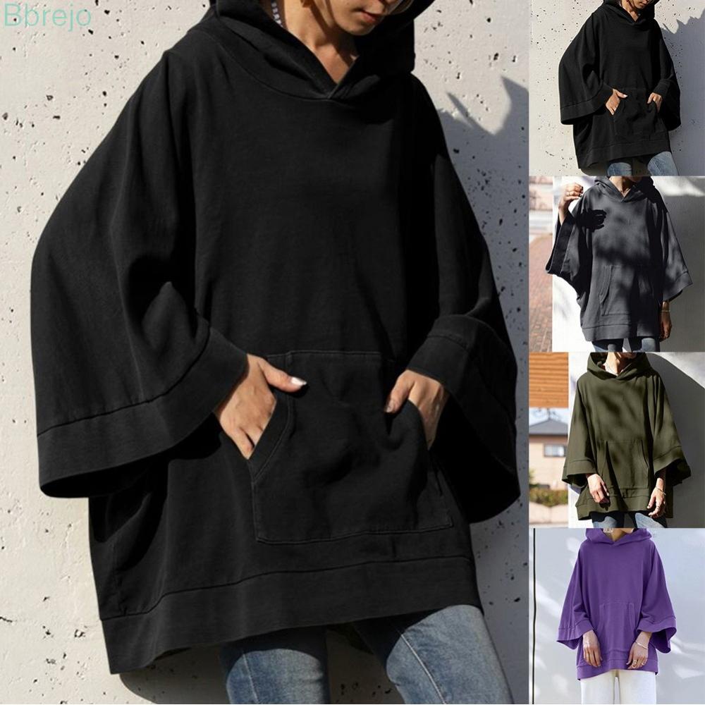 Áo hoodie oversize màu đen/xám/xanh