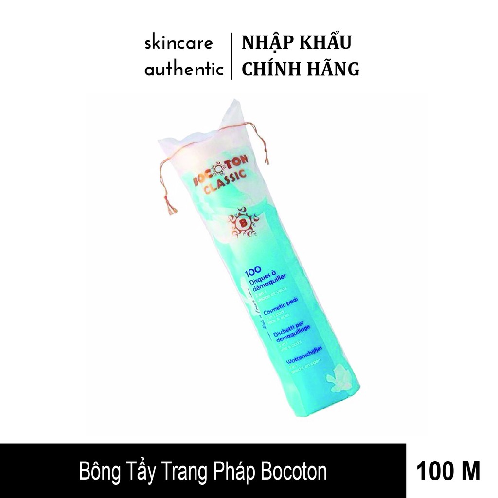 Bông Tẩy trang Pháp Bocoton 100 Miếng