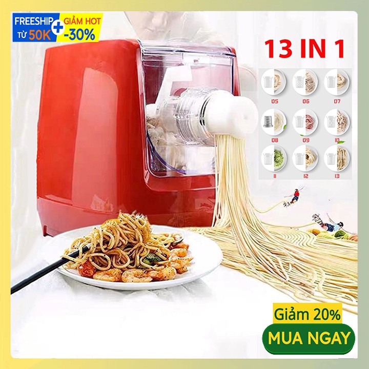 [ỦY QUYỀN SOKANY] Máy làm mì bún phở - máy làm mỳ tại nhà 13 đầu