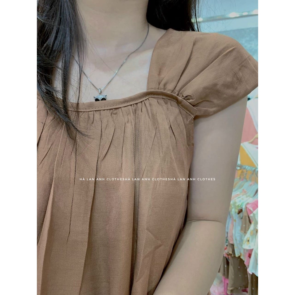 Đầm Bầu Váy Bầu Mùa Hè Sát Nách Tay Hến Dáng Dài Đi Biển Mặc Ở Nhà Xinh Xắn HD2703 Honey Mommy HD1607 Honey Mommy
