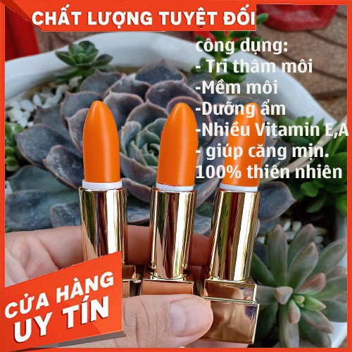 Son Dưỡng Gấc và Dầu Dừa ( Dưỡng ẩm - Tr. thâm - Mềm môi - Căng bóng )