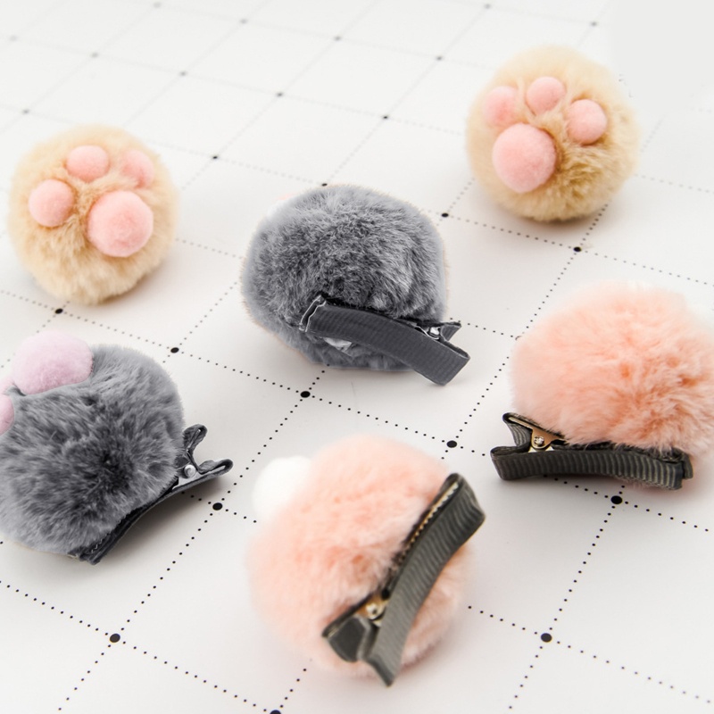 Kẹp Tóc Hình Chân Mèo Phong Cách Lolita Đáng Yêu