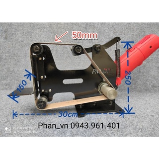 Bộ khung máy mài đai bản 50mm