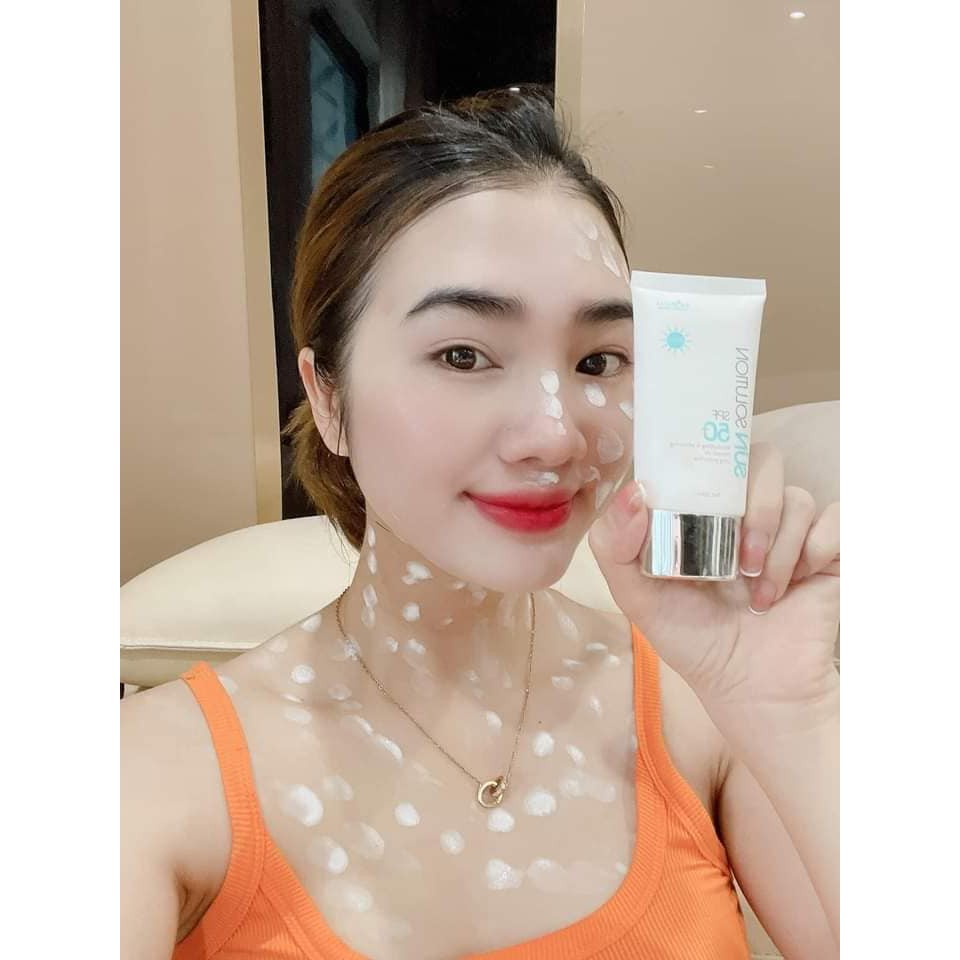 Kem chống nắng Morena Huyền Phi 50ml SPF50PA++++ kem chống nắng siêu đỉnh nâng tone 24h dưỡng da an toàn