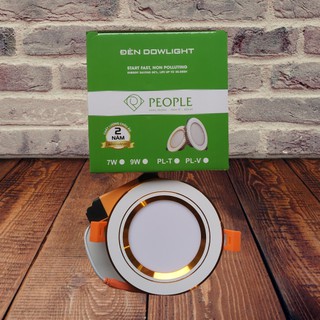 Bóng đèn led âm trần 7w phi 90x120mm