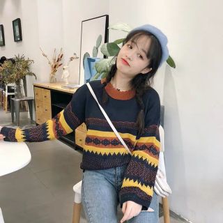 ÁO LEN HỌA TIẾT THỔ CẨM