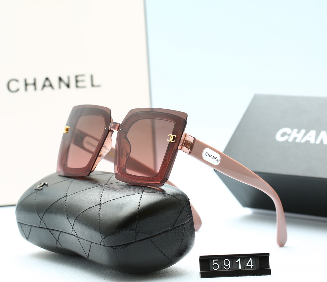 Chanel_ Kính râm 2021 Thời trang Hàn Quốc mới Kính râm phân cực nam và nữ Cặp đôi hợp thời trang Du lịch ngoài trời Kính râm lái xe thời trang Ngôi sao đường phố Chụp ảnh Wild Anti-UV Kính râm