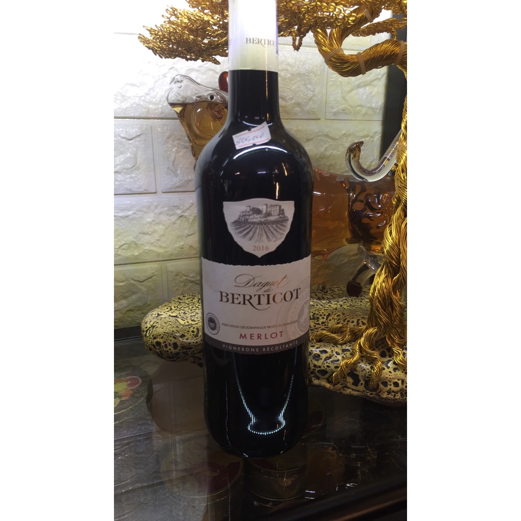 Vang Berticot Merlot - ÚC 750ML