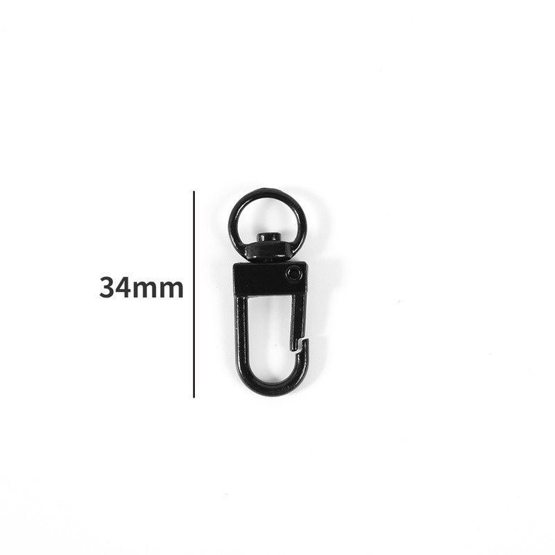 1 Móc Khóa Hình Chữ U Xoay 360 Độ Bằng Kim Loại Chuyên Dụng Cho Gắn Chìa Khóa DIY