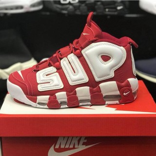 Giày Sneaker Uptempo Supreme Đỏ Nam Nữ