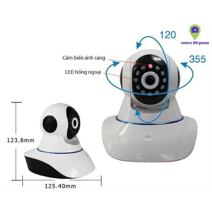 Camera IP thông minh 3 râu Yoosee cài đặt dễ dàng | BigBuy360 - bigbuy360.vn