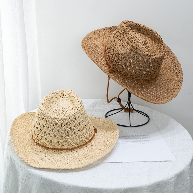 Nón Cói Rộng Vành Che Nắng Phong Cách Retro Cho Nam Nữ