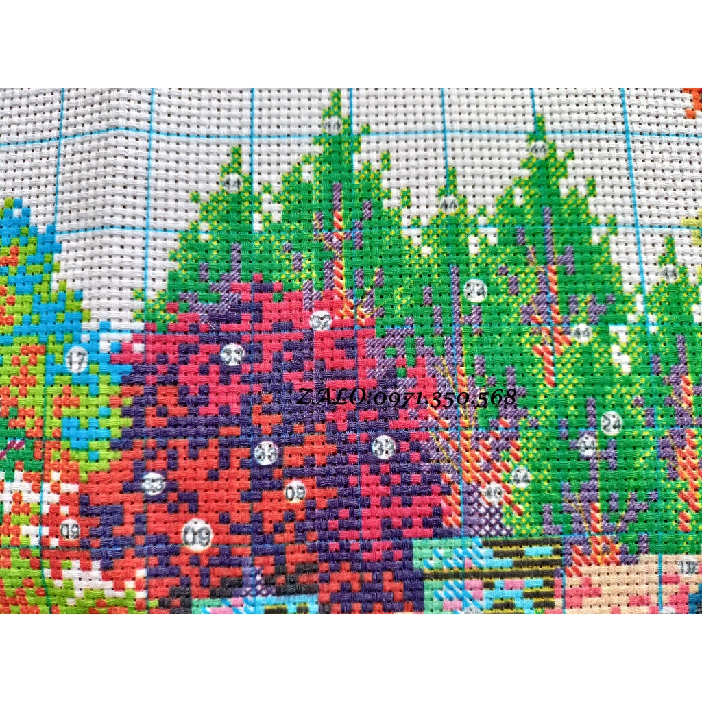 Tranh thêu chữ thập Ngôi nhà hạnh phúc F226-73x51cm