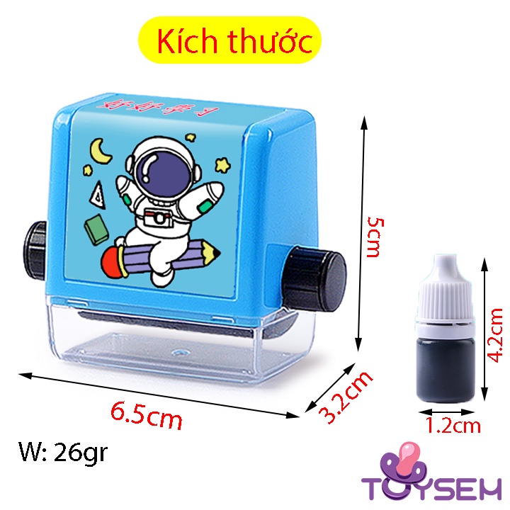 Con lăn 100 phép tính cộng trừ số học tặng kèm thêm hộp mực giúp bé rèn luyện các phép toán