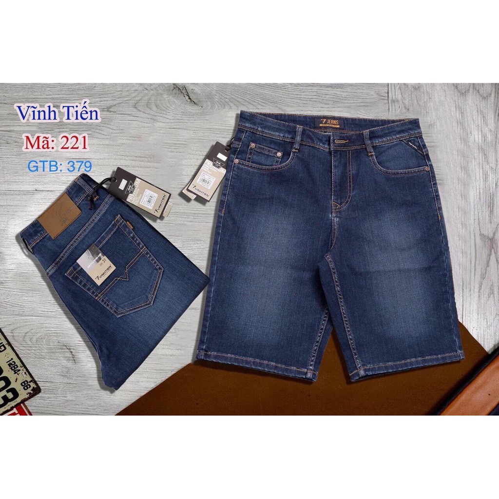 Quần Short Jeans Cotton Vĩnh Tiến Cao Cấp 379