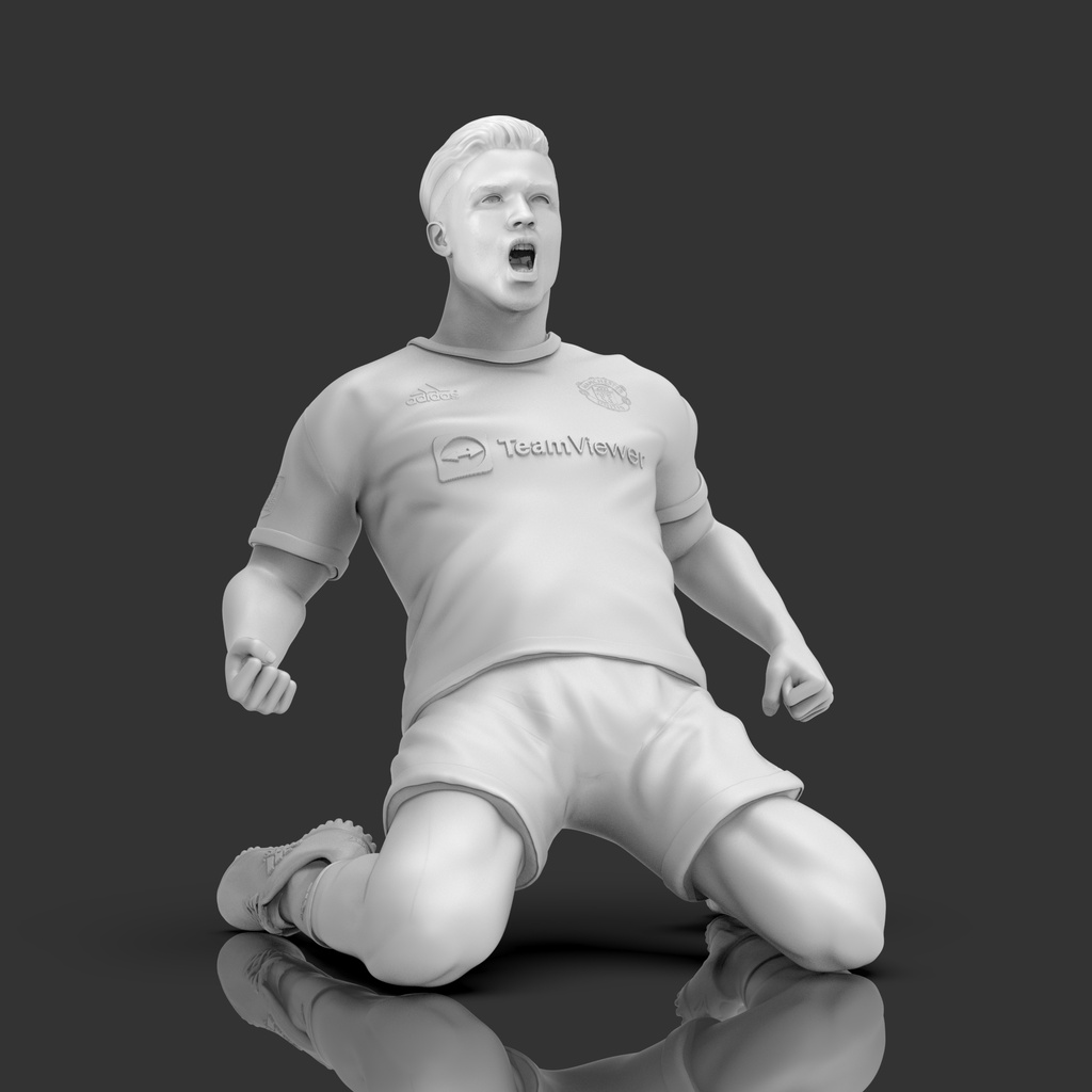 Mô Hình Cristiano Ronaldo Celebrate 2 Bằng Chất Liệu Nhựa Resin - Cao 12 cm
