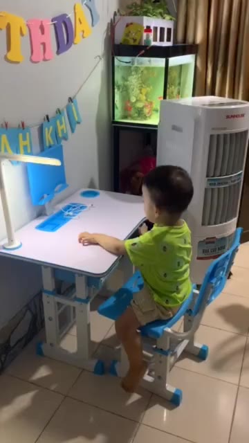 Bộ bàn ghế học sinh SKYA K102 bàn học thông minh cho bé chống gù chống cận có giá để sách và ipad tiện lợi | BigBuy360 - bigbuy360.vn