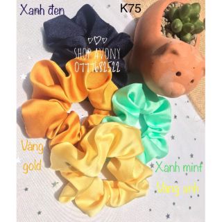 Cột tóc vải lụa Scrunchies