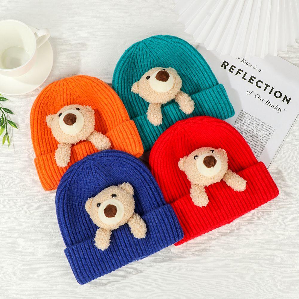 LEILY Mũ Bảo Vệ Tai Chống Gió Giữ Ấm Mùa Đông Cho Bé