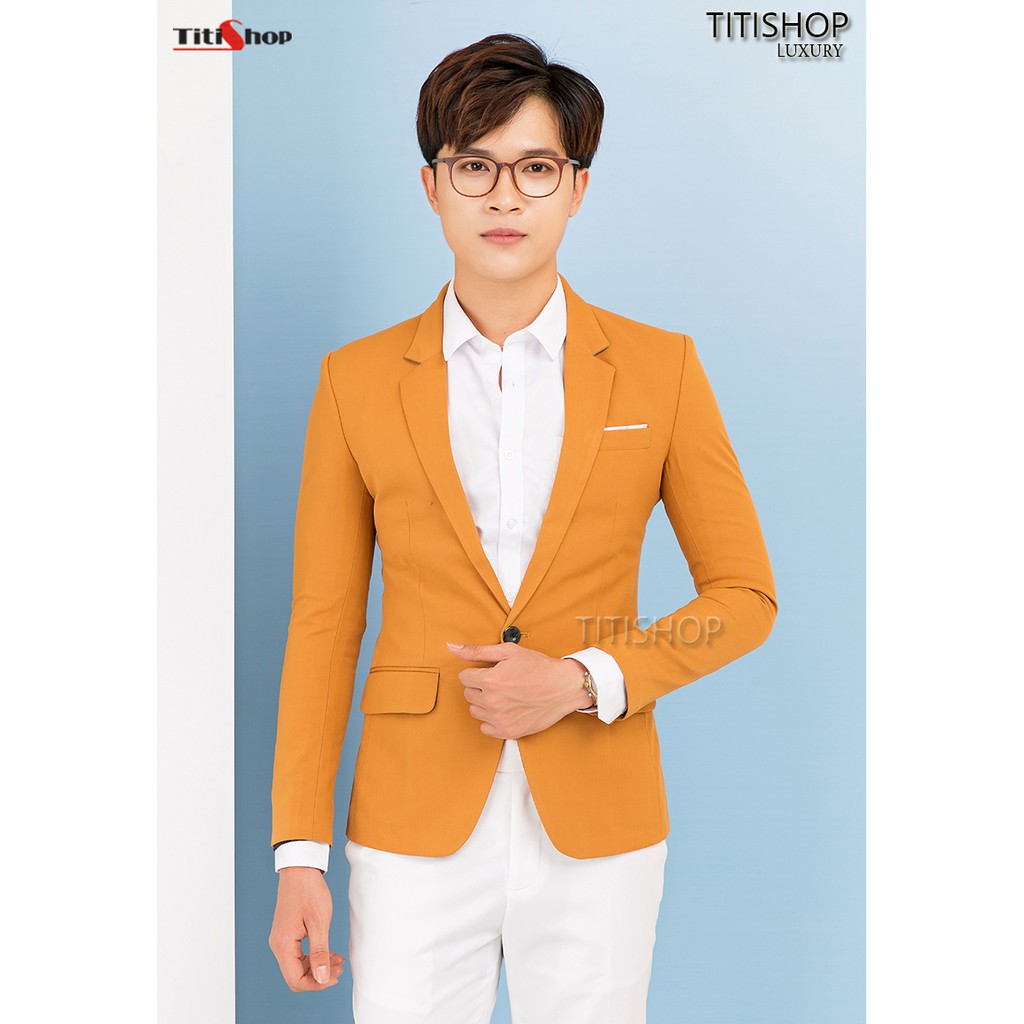 Áo Vest Nam Titishop AVN252 Màu Vàng