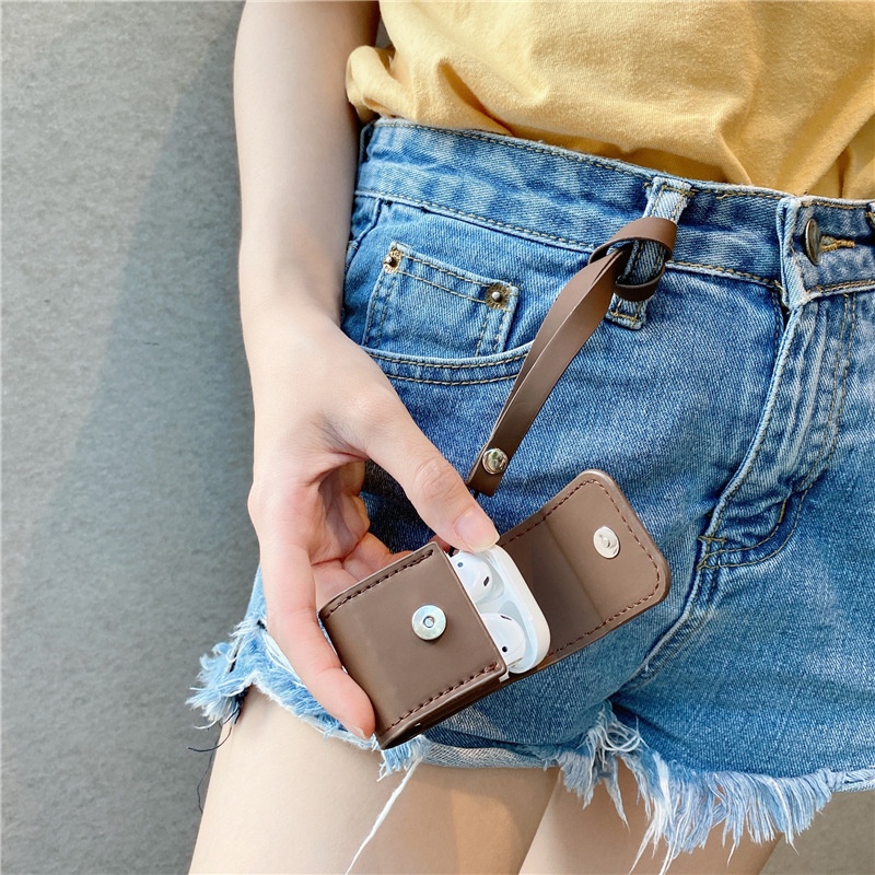 Vỏ Bảo Vệ Hộp Sạc Tai Nghe AirPods3 AirPods3 Bằng Da Chất Lượng Cao Tiện Dụng Ốp