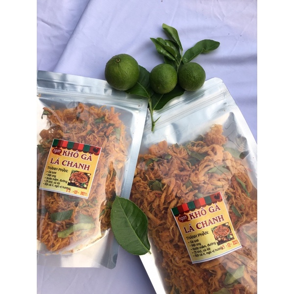 KHÔ GÀ LÁ CHANH NHÀ LÀM (0,5KG) | BigBuy360 - bigbuy360.vn
