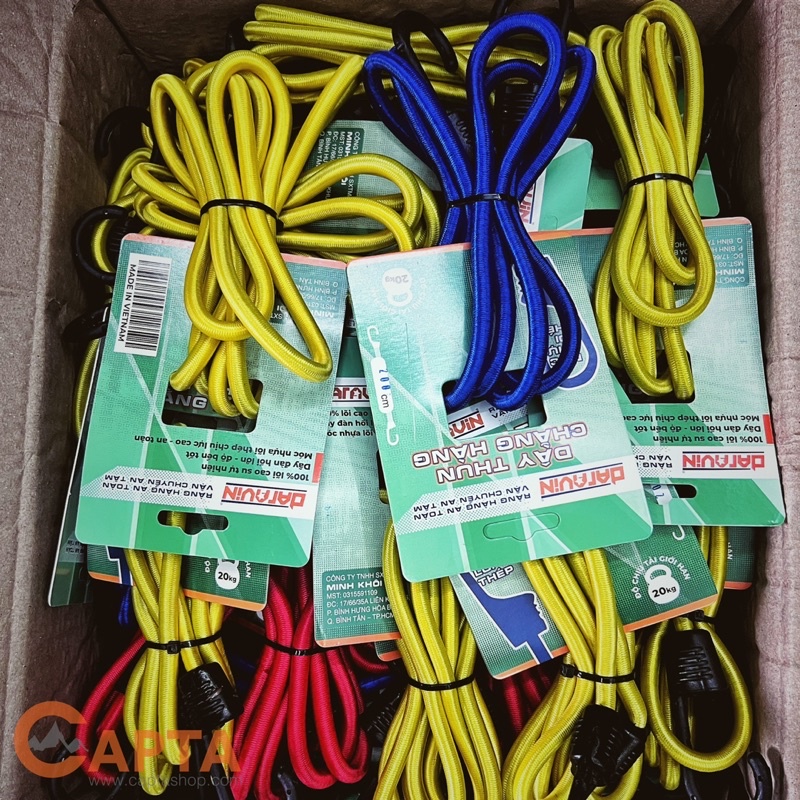 Dây thun chằng phụ kiện đi phượt - Màu giao ngẫu nhiên