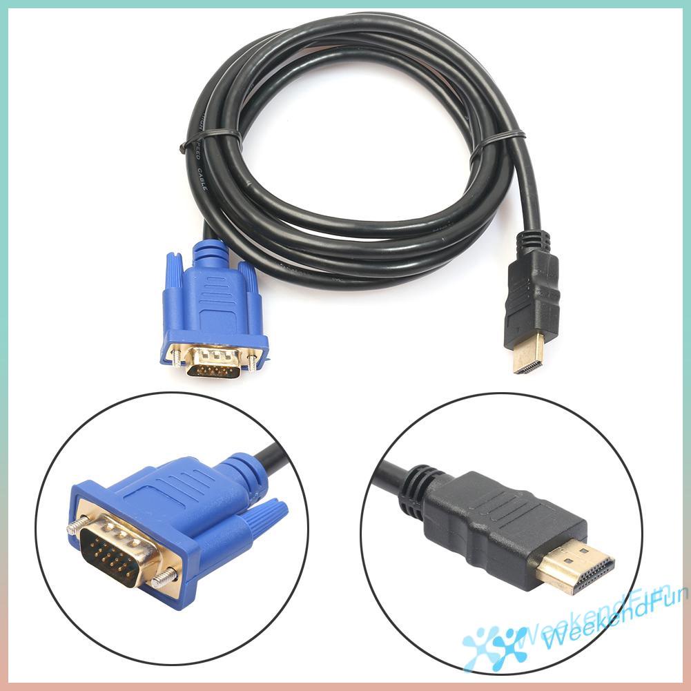 Cáp Chuyển Đổi Hdmi Sang Vga Hd 15pin 1080p 6ft