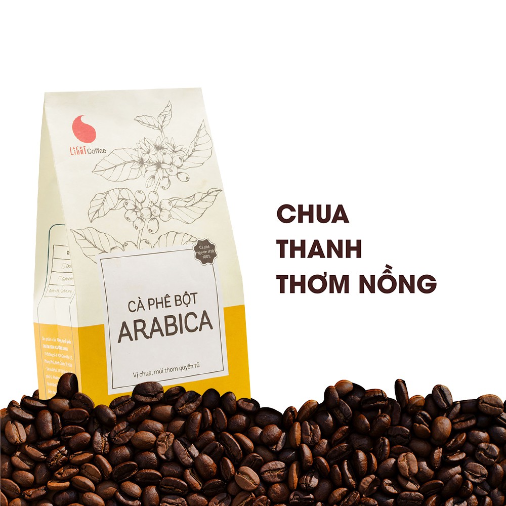 [Mã BMBAU50 giảm 7% đơn 99K] Cà phê Arabica Light Coffee vị chua thanh, đắng nhẹ, thơm nồng Gói 500g