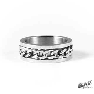 Nhẫn Unisex ❤️ FREESHIP ❤️ Nhẫn nam RAILTRAY BAE Studios N0019