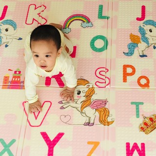 Thảm Xốp Gấp Gọn 2 Mặt XPE Hàn Quốc 1m8*2m Chống Thấm Chống Trơn Trượt