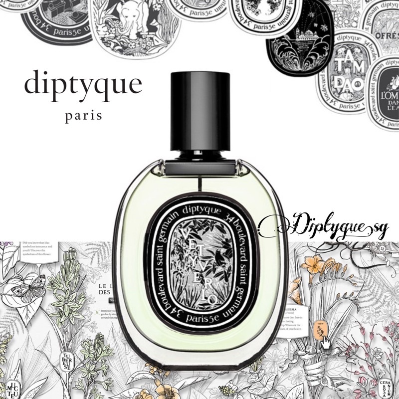 ⚜️ Nước Hoa Diptyque Vetyverio Edp Test 5Ml/10Ml/20Ml