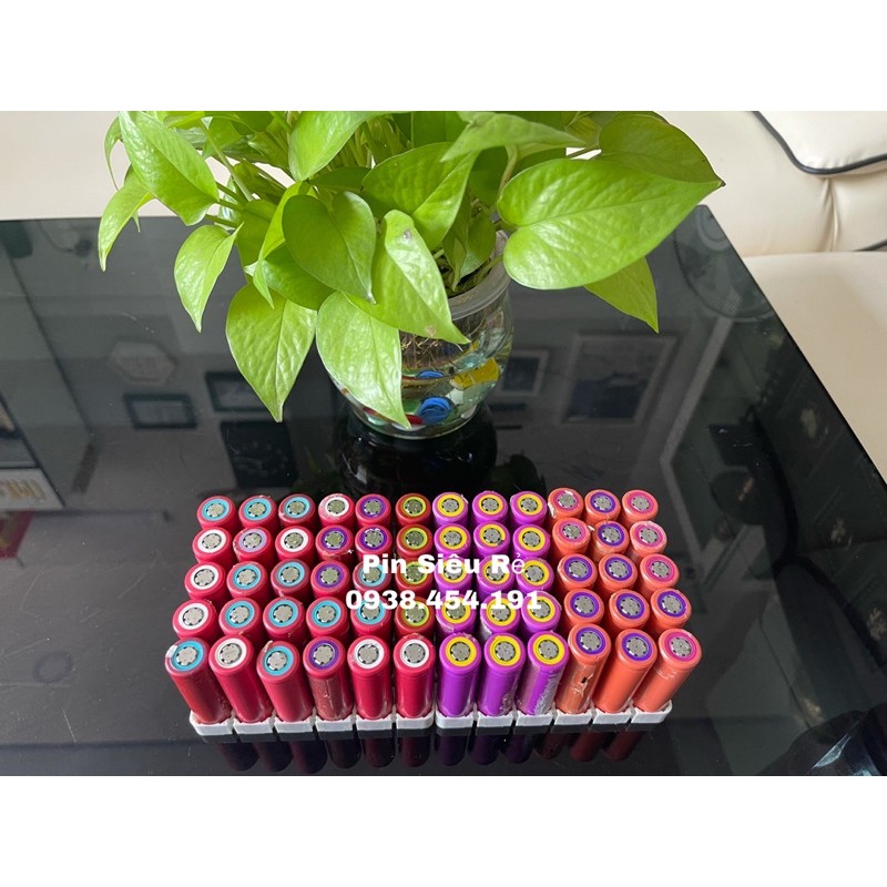 Pin Lion 18650 Sanyo đủ màu