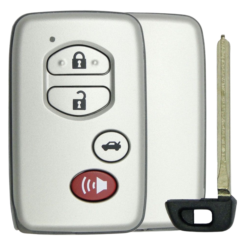 Bao da móc khoá bọc ốp chìa khóa xe ô tô Toyota Altis Camry 2009 - 2018 , da bò, nhiều màu, khâu thủ công To14