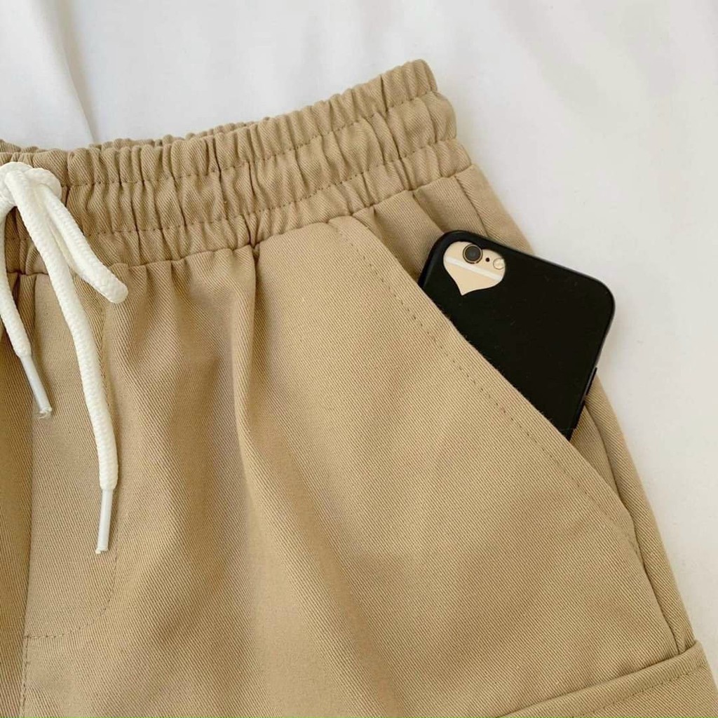 [ Mã FAMAYWA giảm 10K đơn 50K] Quần Short KAKI ngố Túi Hộp Unisex - QS03 | BigBuy360 - bigbuy360.vn