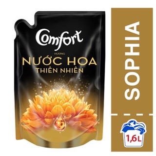 Nước xả vải Comfort hương Nước hoa thiên nhiên túi 1,6lít
