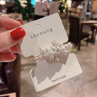 (MẪU MỚI) Set 4 kẹp mái tiểu thư xinh xắn