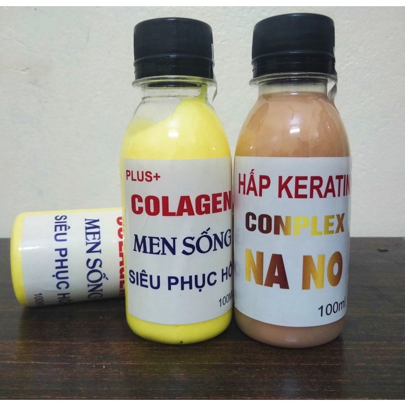 Combo Collagen+Keratin tại nhà dành cho Tóc Trung Bình, Yếu