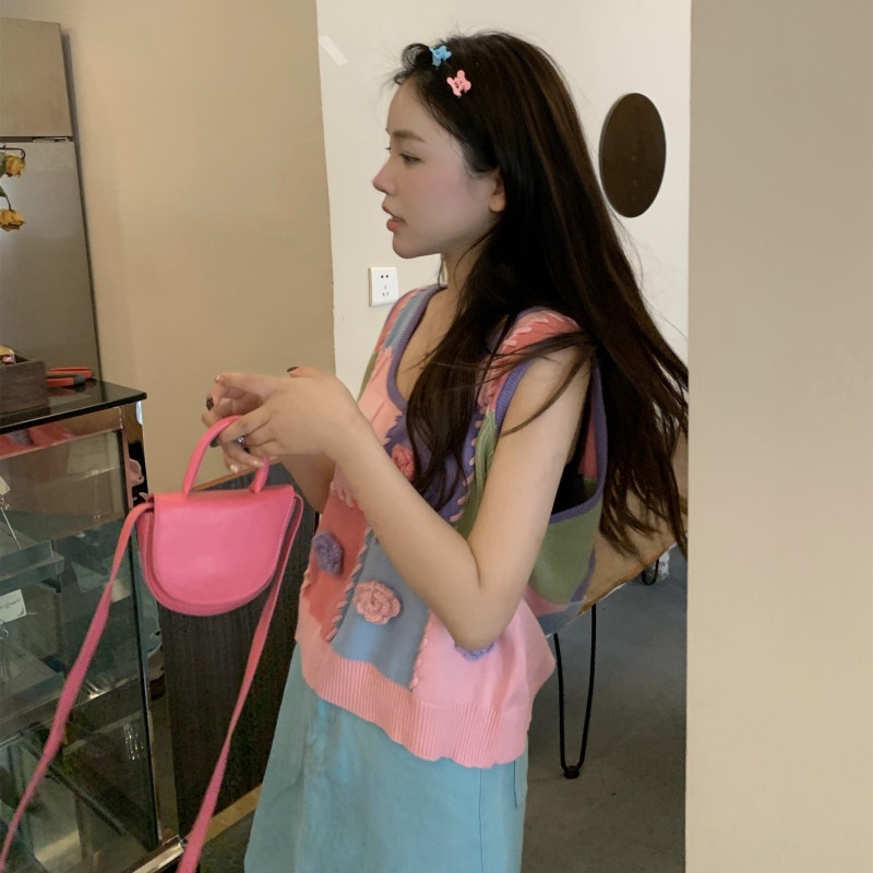 Áo Dệt Kim Sát Nách Thời Trang Cá Tính Trẻ Trung