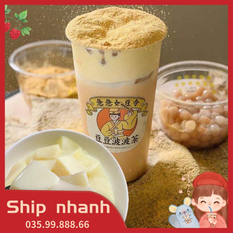 Bột Tàu hũ đậu nành Yelanshan  CHABAIDAO thạch sữa đậu pudding 1kg topping trà sữa ĐẠI HỒNG BÀO