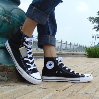Giày CV Classic Cổ Cao Nam Đen