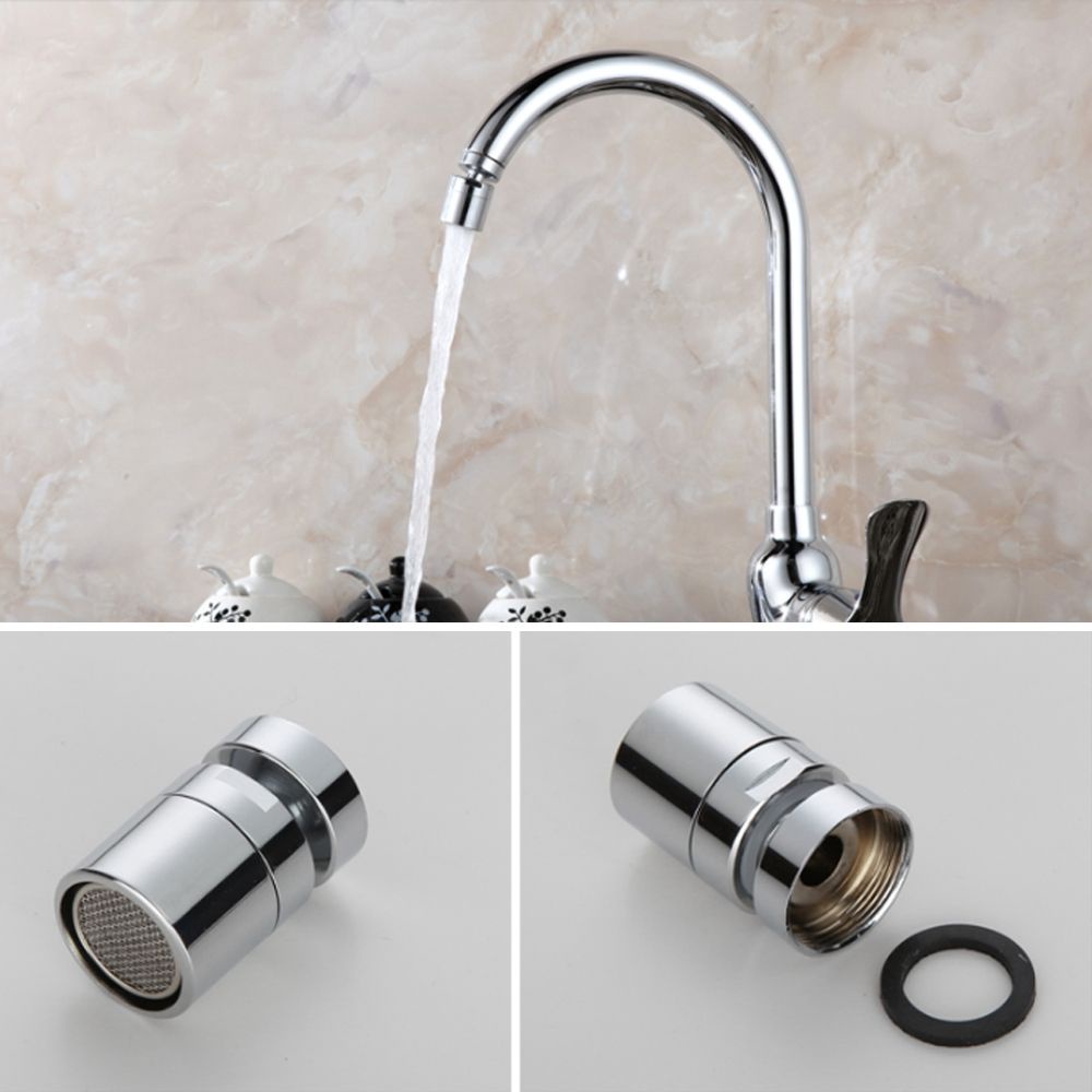 Đầu vòi nước xoay 360 độ tiết kiệm nước tiện dụng đa năng cho nhà bếp / phòng tắm
