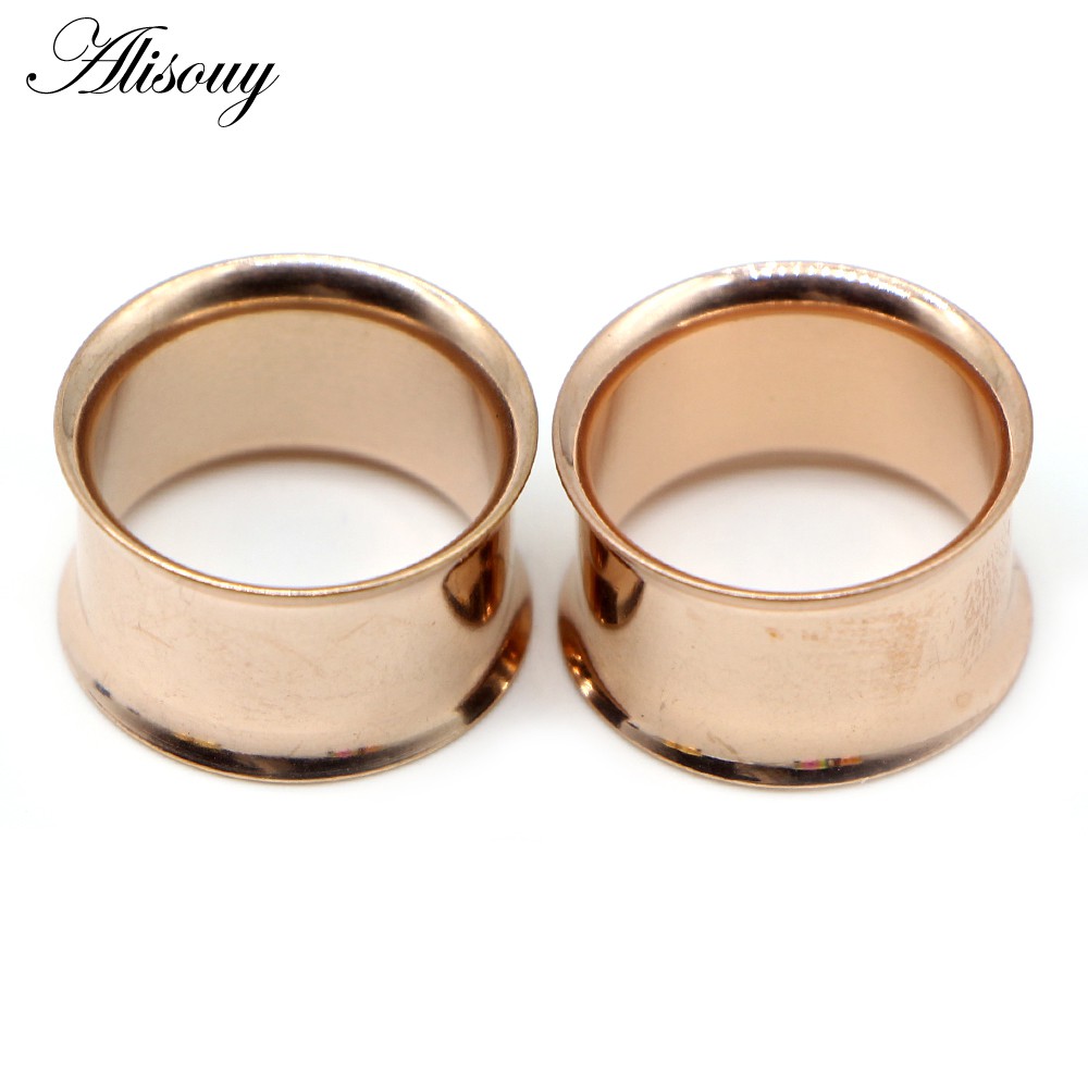 Alisouy Set 2 Khuyên Nong Tai Bằng Thép Không Gỉ Cá Tính