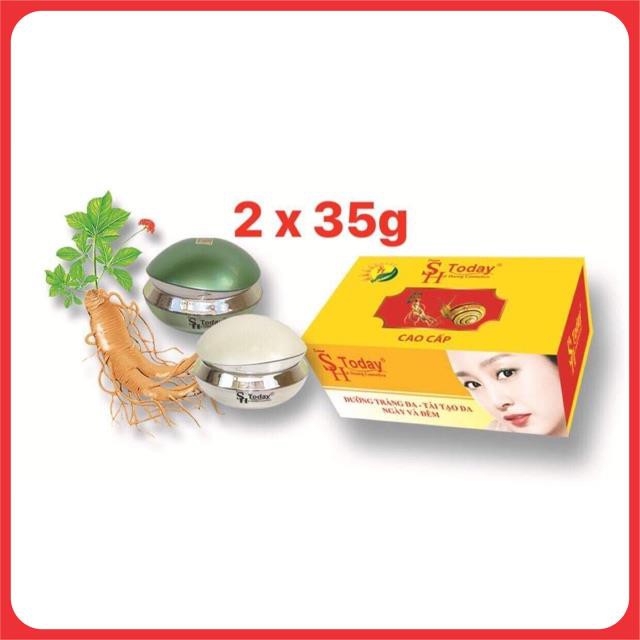 SH Today bộ kem cao cấp Kem dưỡng trắng giúp tái tạo da ngày và đêm (2x 35g)