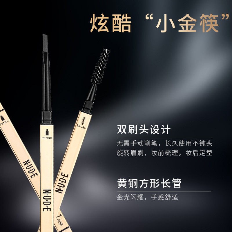 [Hàng mới về] Bút Kẻ Lông Mày Ba Chiều Chống Nước Và Mồ Hôi Dành Cho Nữ Sinh | BigBuy360 - bigbuy360.vn