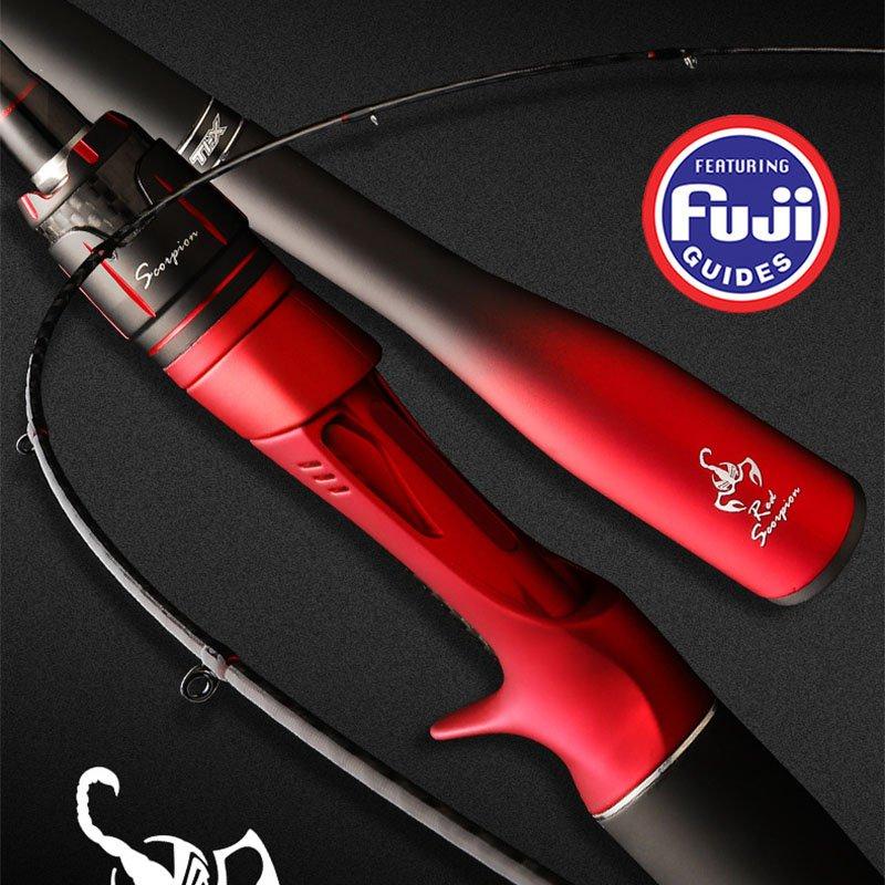 Cần câu lure máy đứng và ngang cao cấp Scorpion khoen FUJI chất lượng số 1