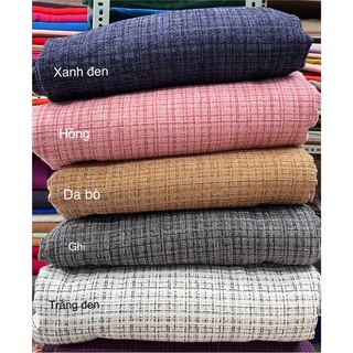 Vải dạ tweed hàn sịn